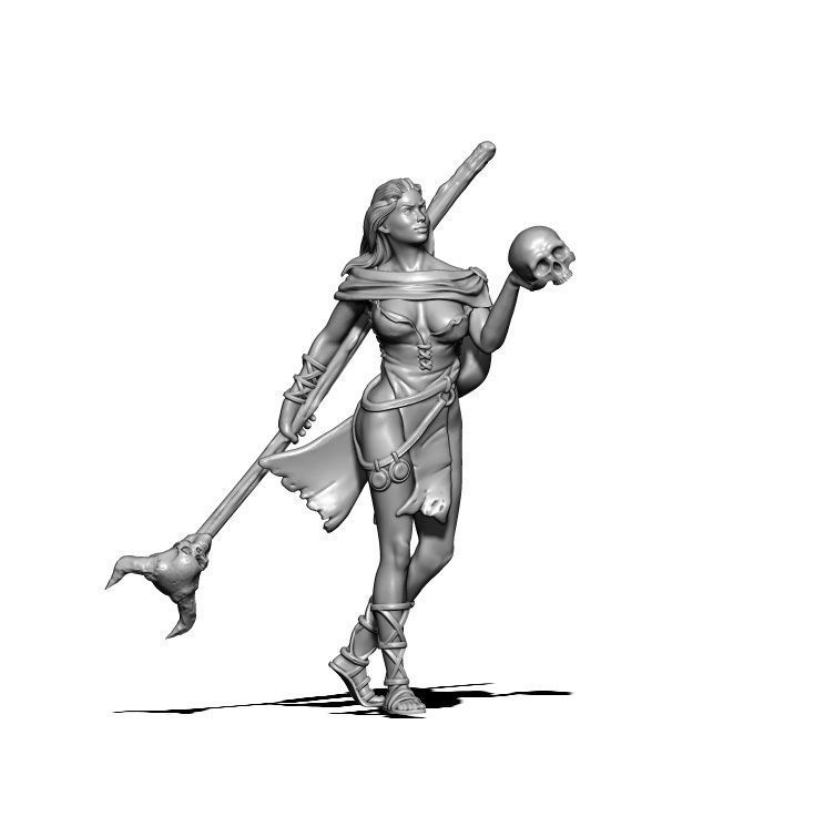 Sorecery bundle - 5 miniatures 35 mm scale 3D print model_14