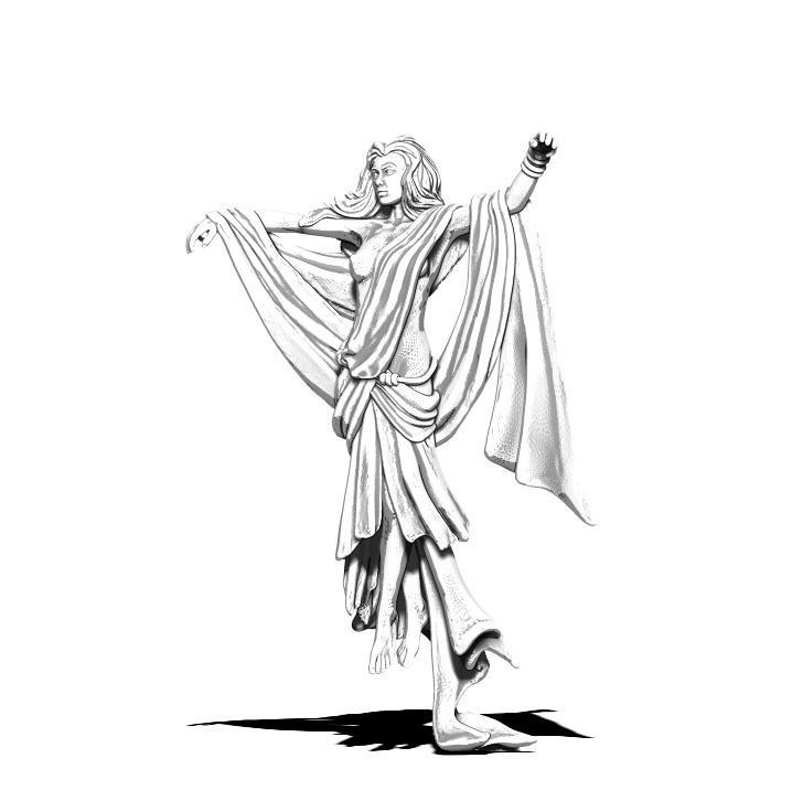 Sorecery bundle - 5 miniatures 35 mm scale 3D print model_37