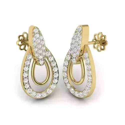 Women earrings 3dm detail 3D print model