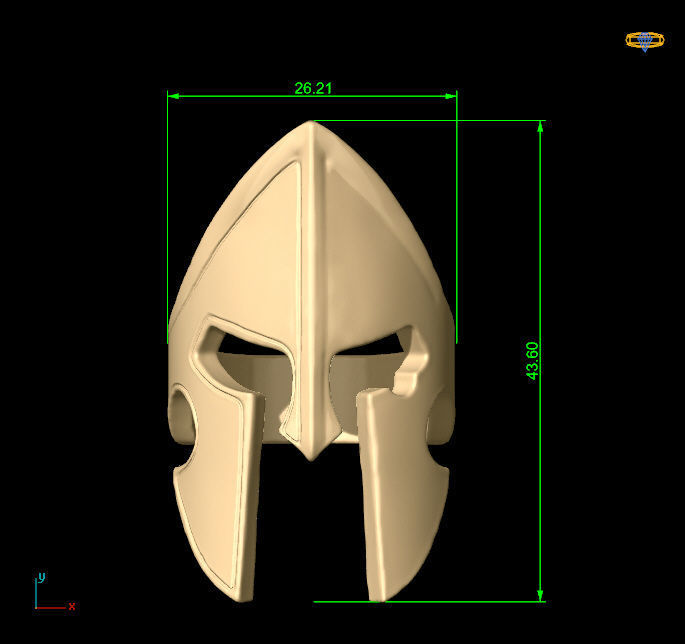 Gladiator ring 3D print model_6