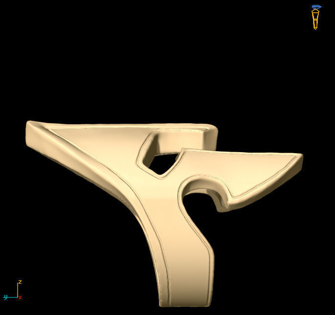 Gladiator ring 3D print model_8
