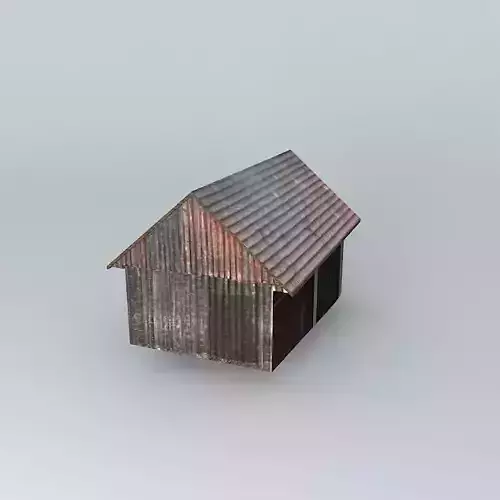 Humno wooden barn with roof