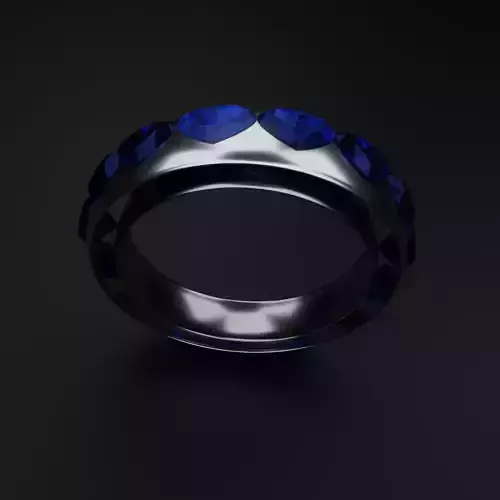 The Ring sapphire 3D model