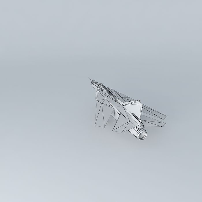 Mig 23ML podstavec 1 SLP ČB Free 3D model_3