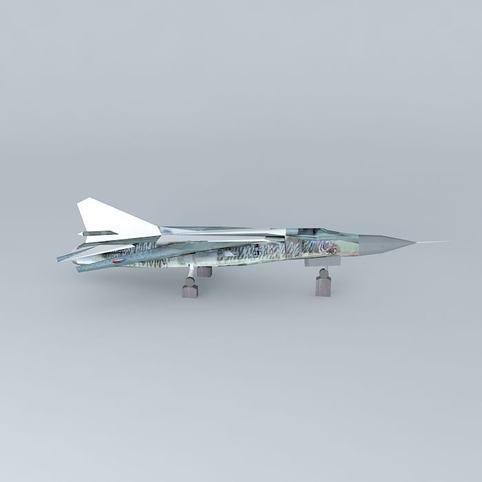 Mig 23ML podstavec 1 SLP ČB Free 3D model_2