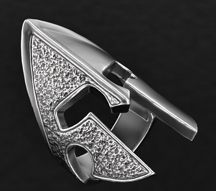 Gladiator ring Silver Gold  Print 3D print model