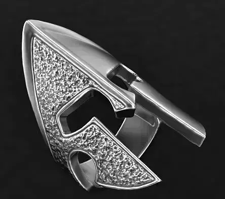 Gladiator ring Silver Gold  Print 3D print model