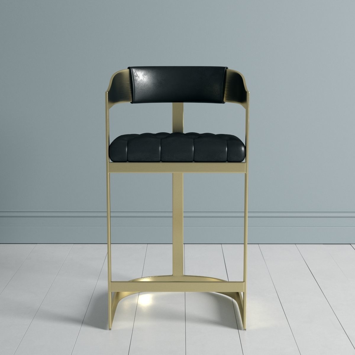 Beaumont Bar Stool 3D model_1