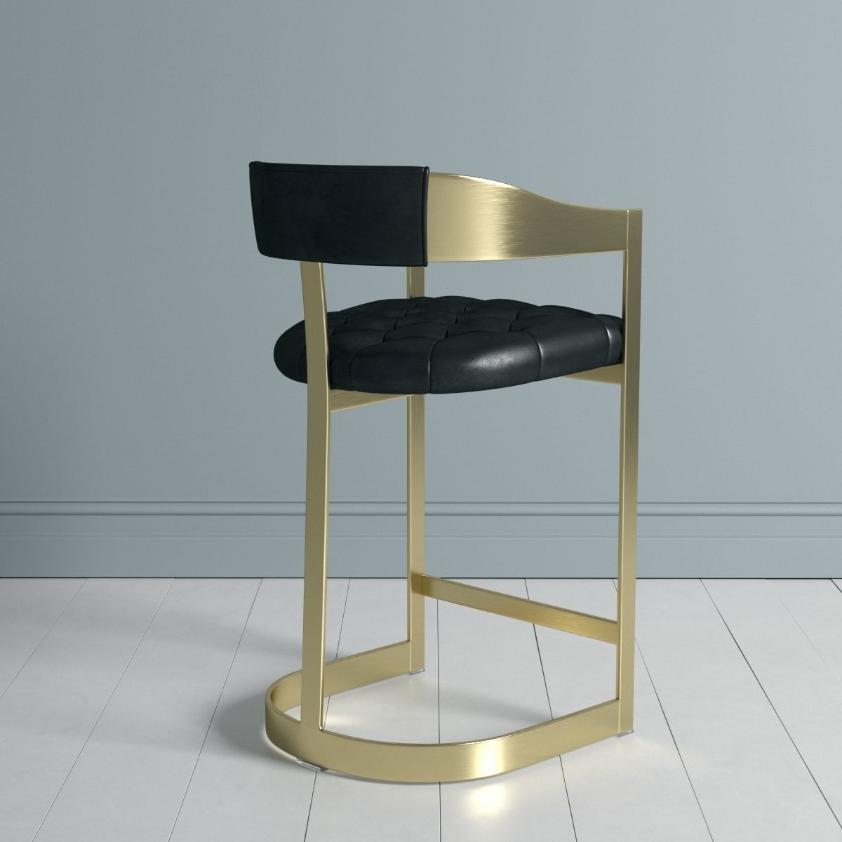 Beaumont Bar Stool 3D model_3