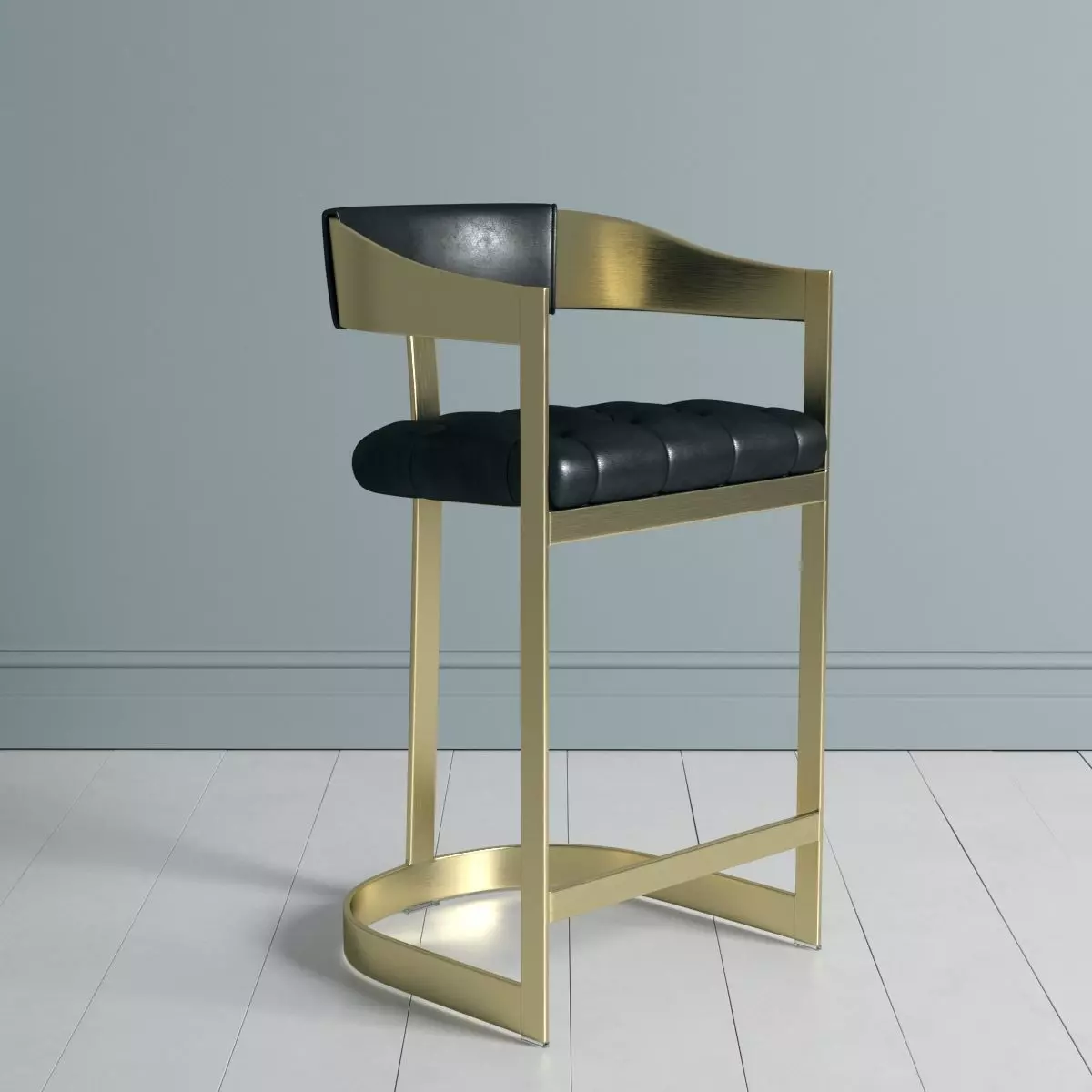Beaumont Bar Stool 3D model_0