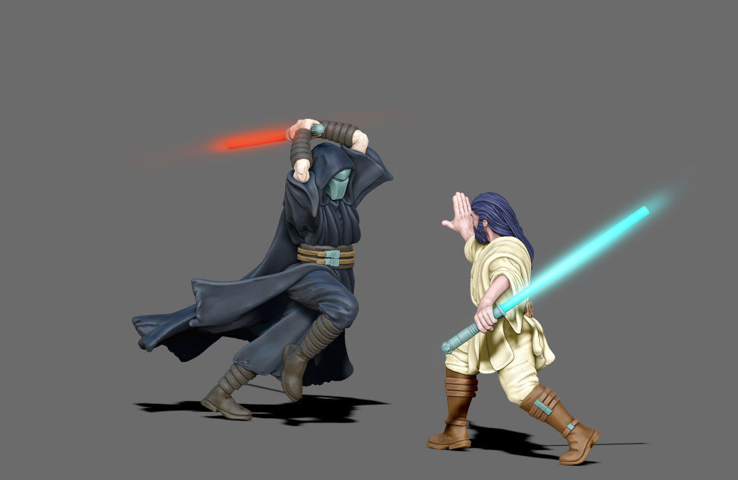 Power Bundle - 5 miniatures 35mm scale 3D print model_25