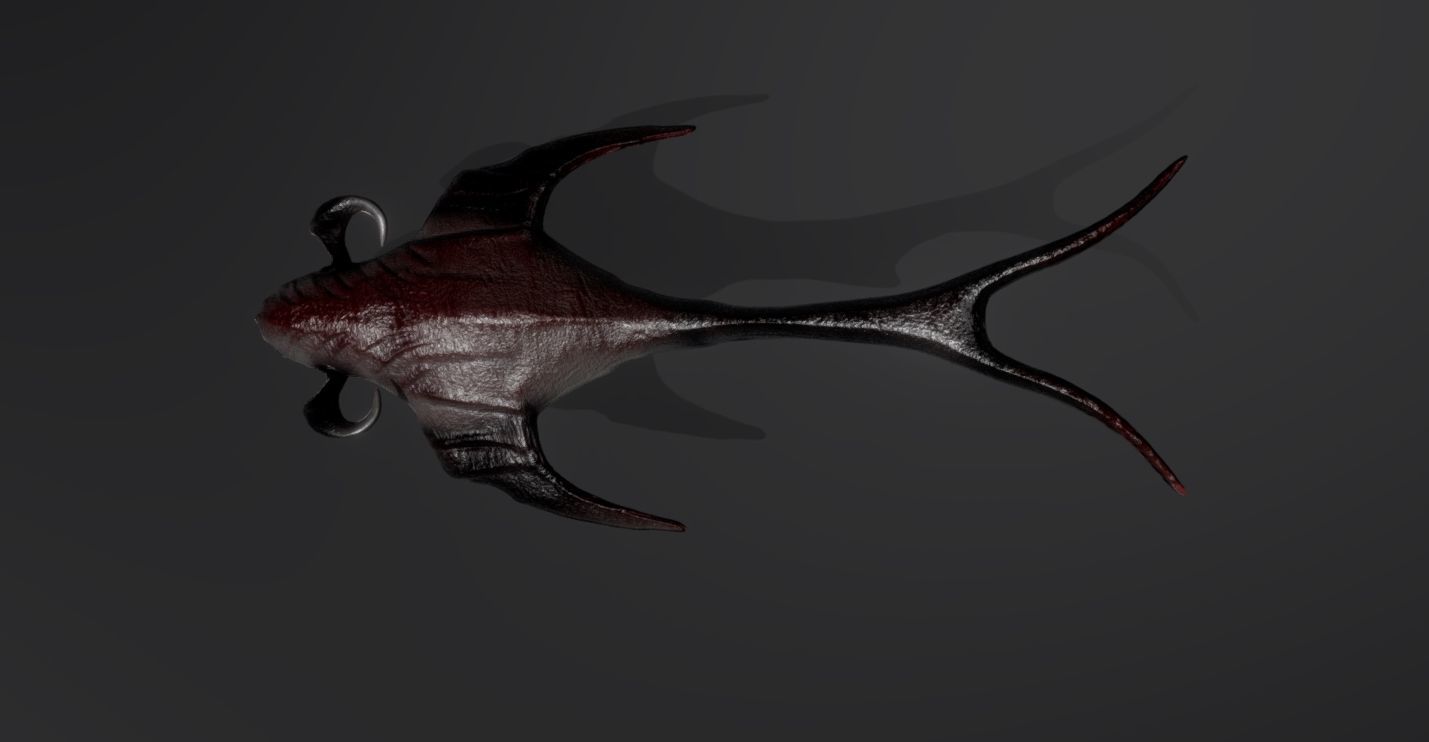 Giant Lurker Low-poly 3D model_3