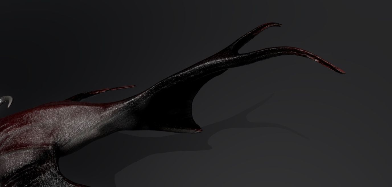 Giant Lurker Low-poly 3D model_2