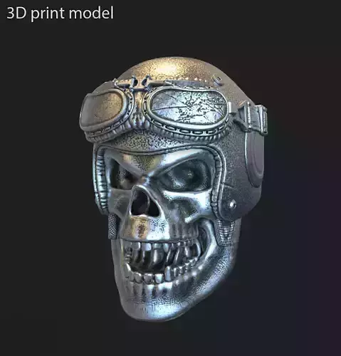 skull pendant jewelry Biker helmet vol4