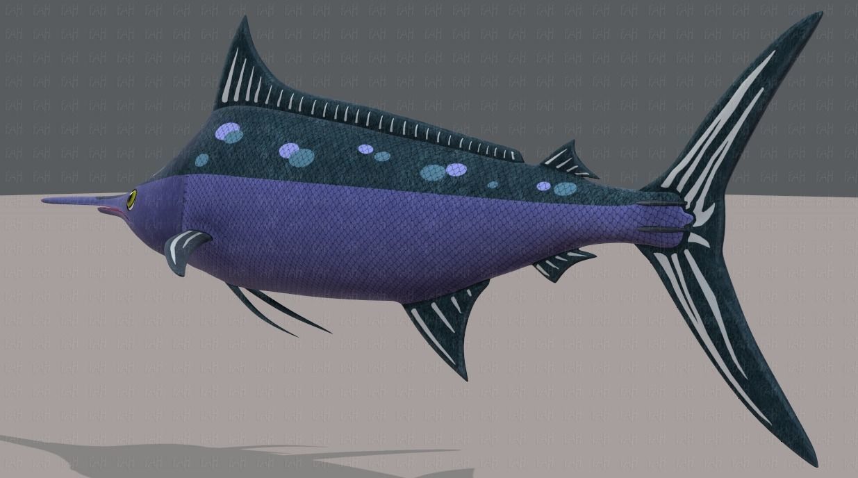 Fish V04 Low-poly 3D model_43