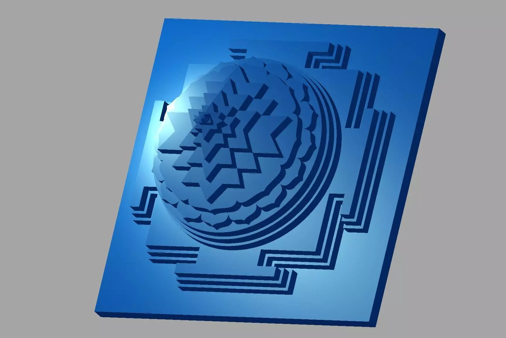 Shri Yantra 3D print model_0