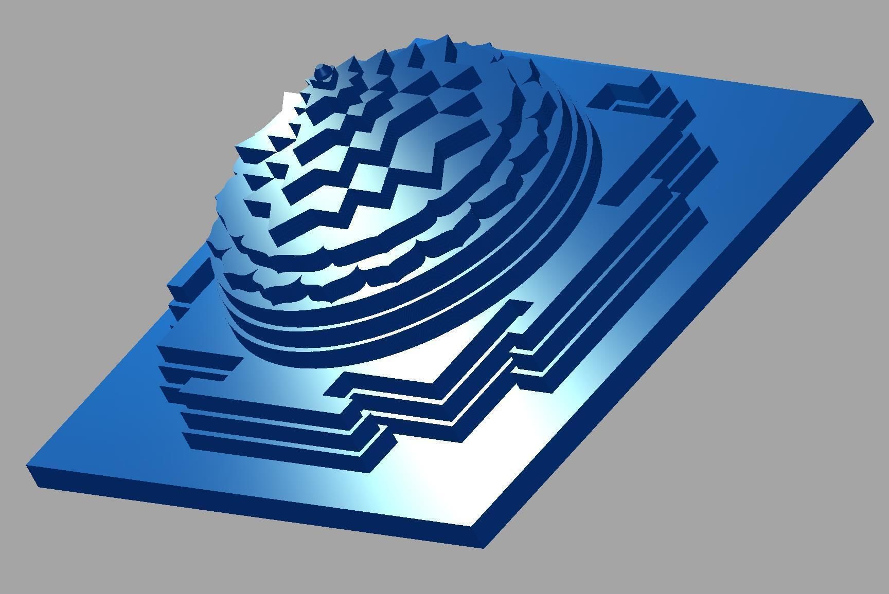 Shri Yantra 3D print model_1