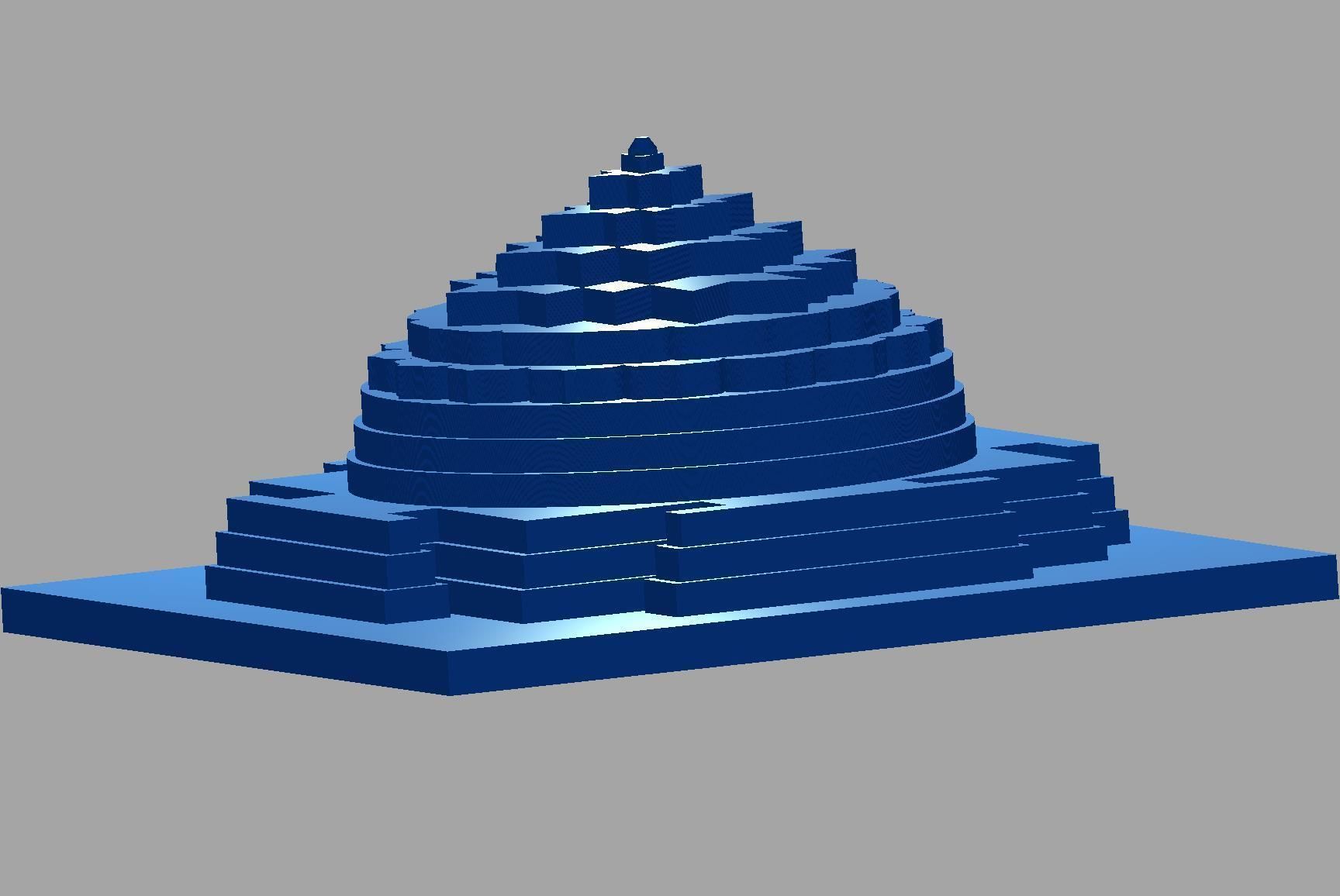 Shri Yantra 3D print model_4