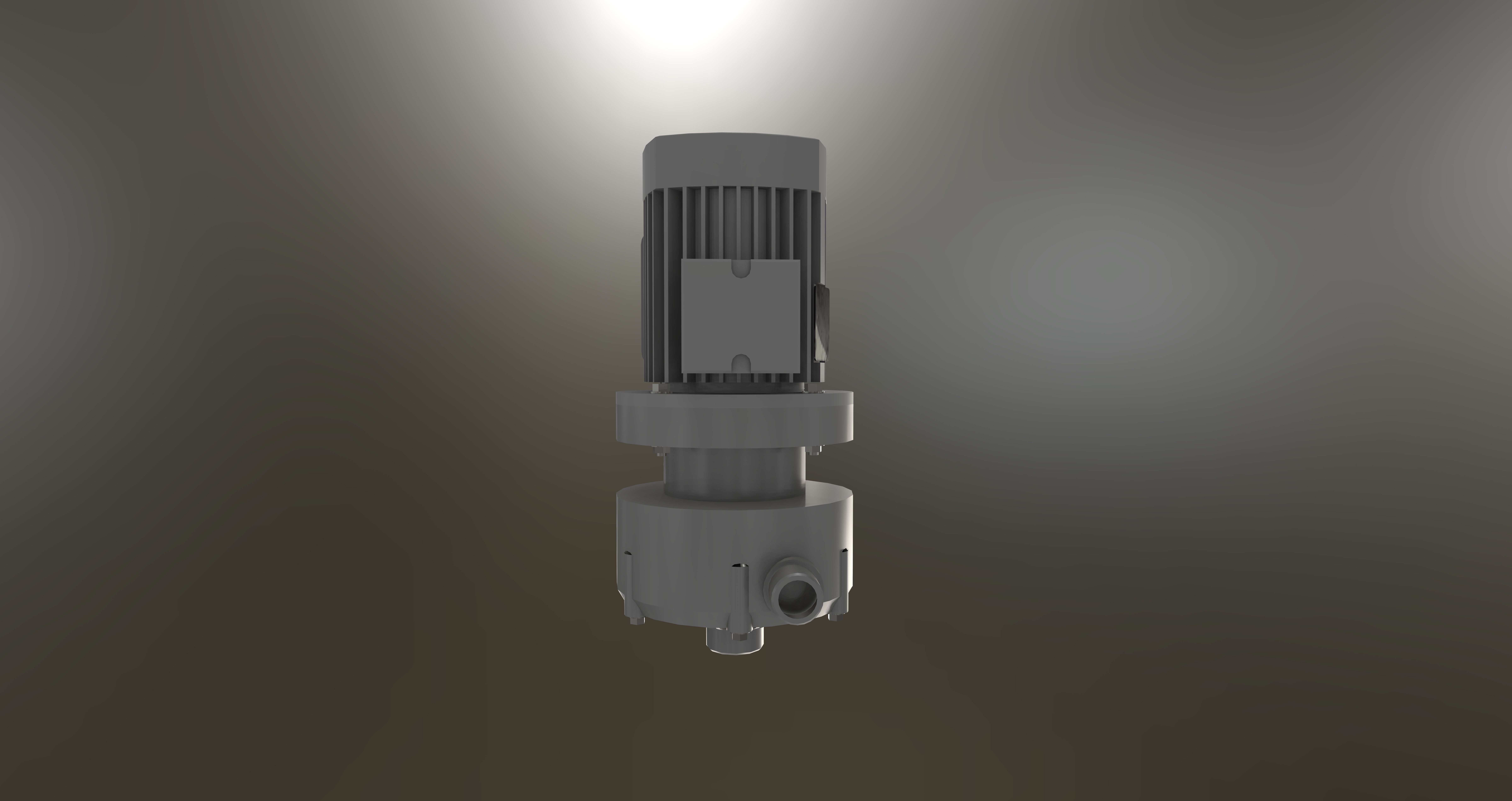 Horizontal Centrifugal Pump Free 3D model_1