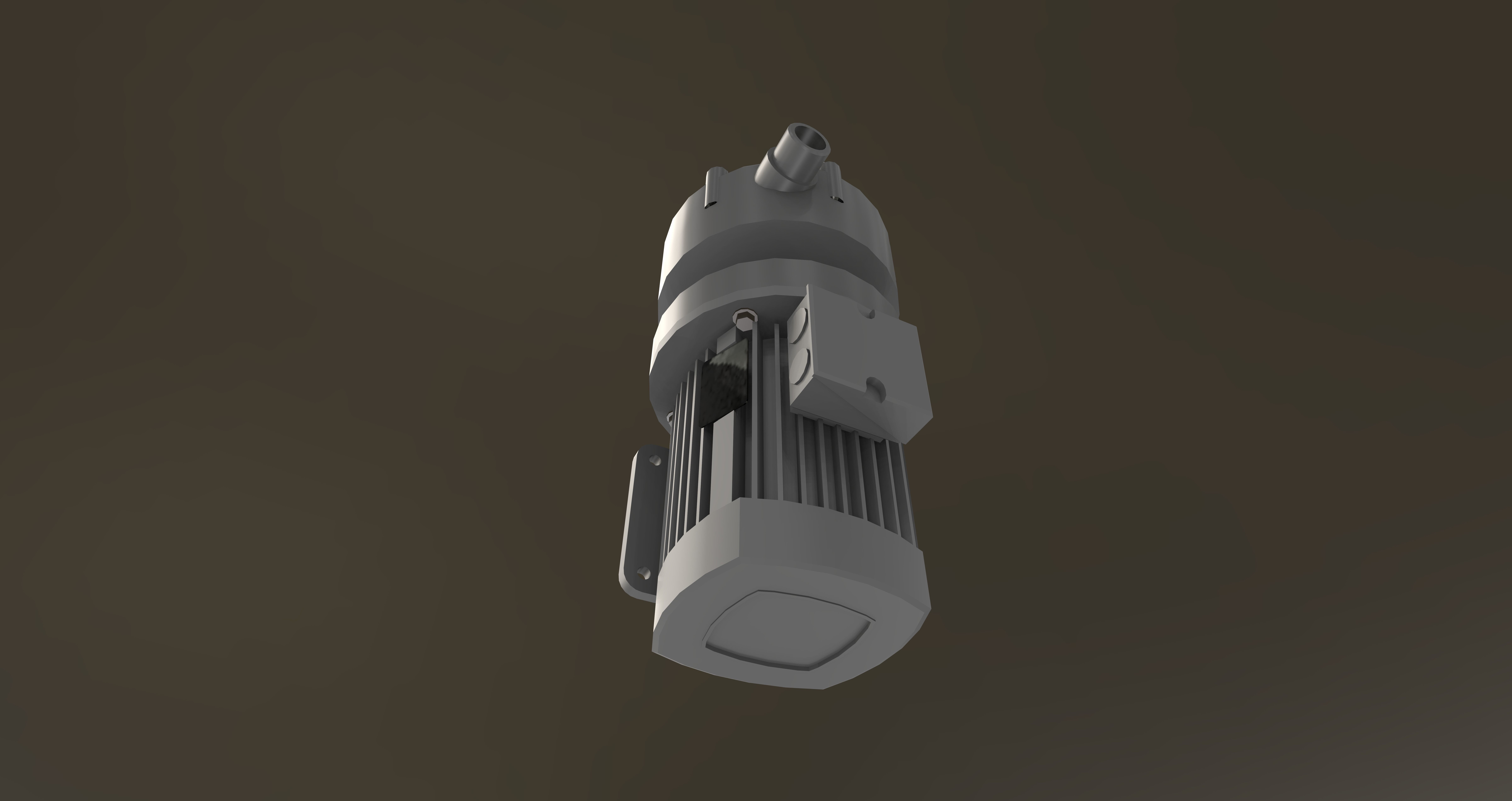 Horizontal Centrifugal Pump Free 3D model_6