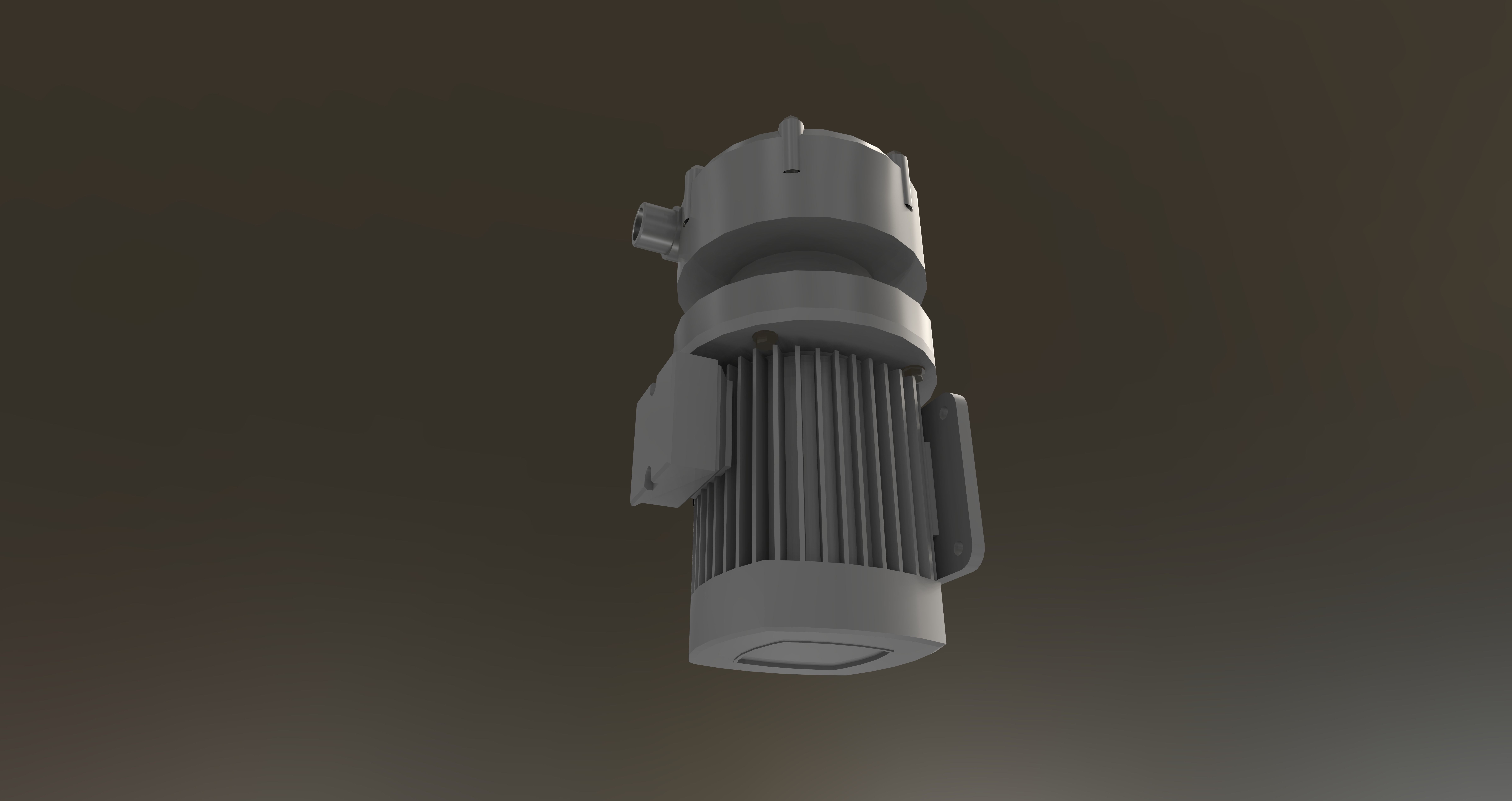Horizontal Centrifugal Pump Free 3D model_7