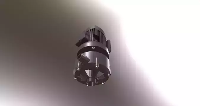 Horizontal Centrifugal Pump Free 3D model