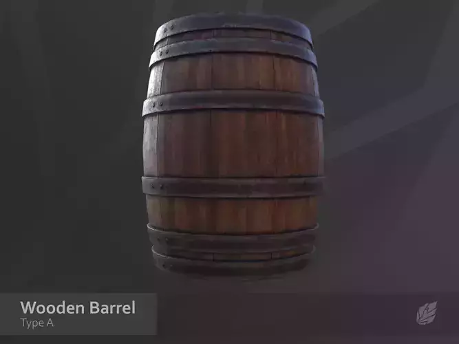 Wooden Barrel - Type A