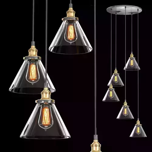 FUNNEL ROUND PENDANT