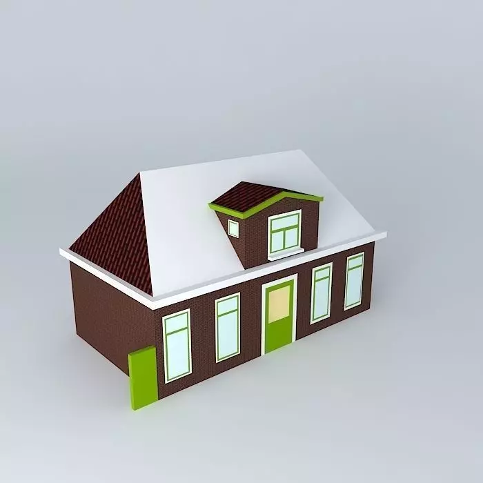 langestraat 18 the butcher and how it looked earlier about Free 3D model_0