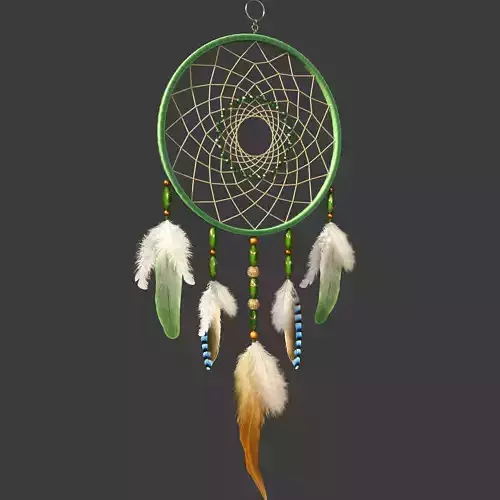 Dreamcatcher dream catcher hanging 3D model
