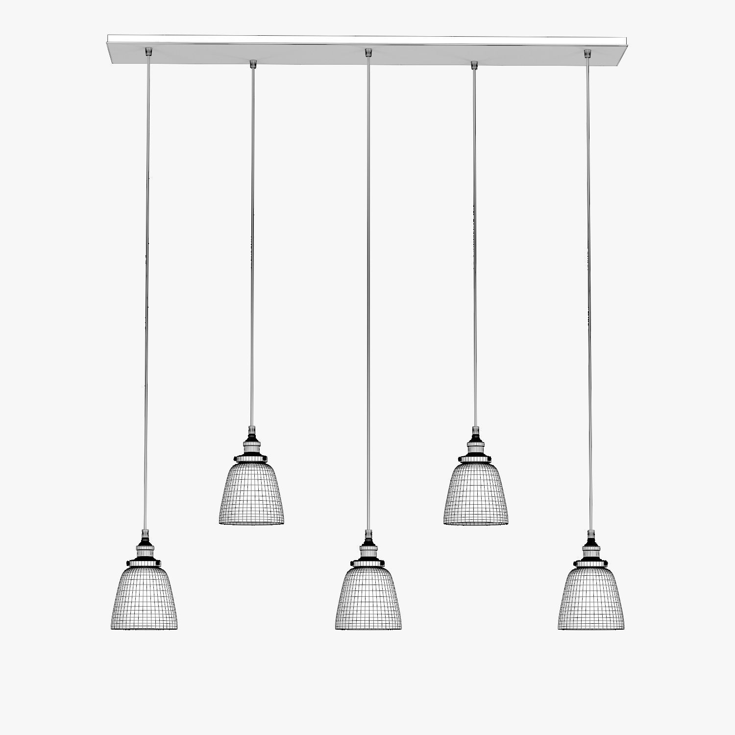 CLOCHE RECTANGULAR PENDANT 3D model_5