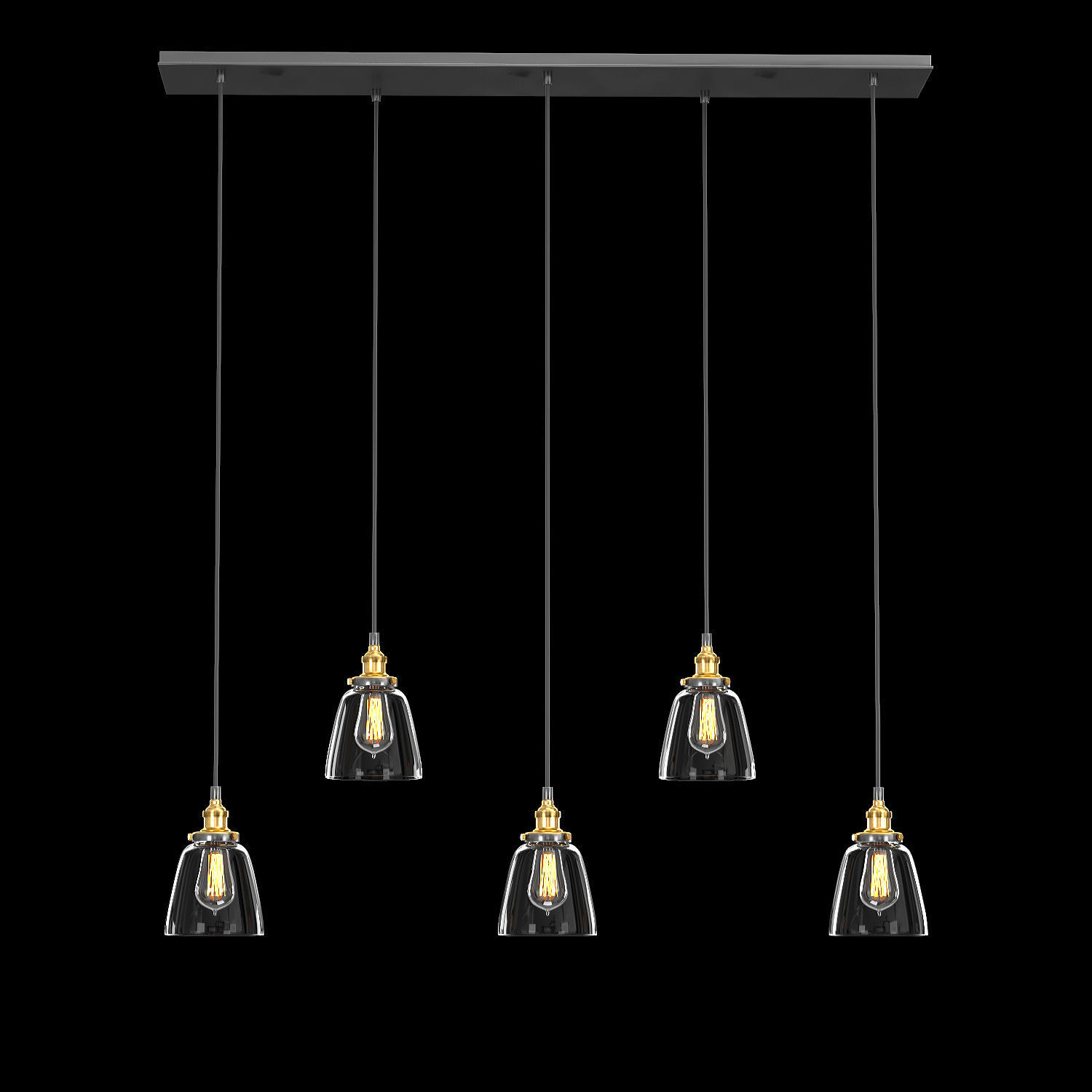 CLOCHE RECTANGULAR PENDANT 3D model_2