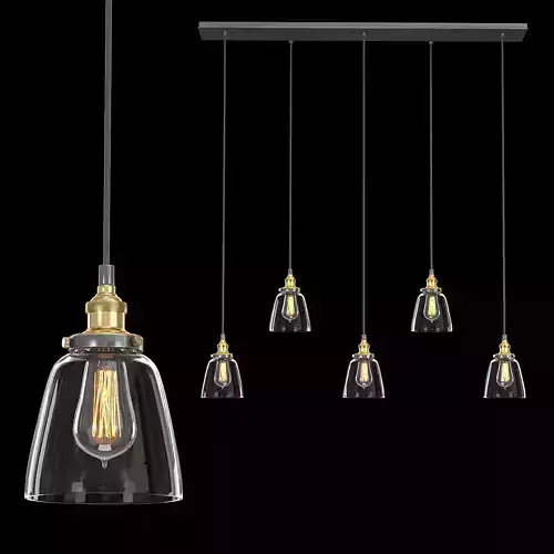 CLOCHE RECTANGULAR PENDANT