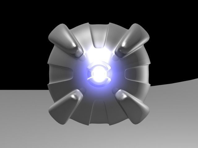 Sci fi Spy Drone 3D model_2