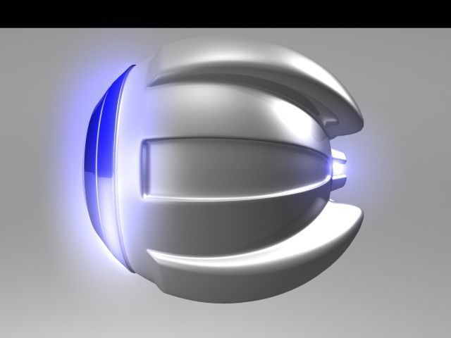 Sci fi Spy Drone 3D model_5