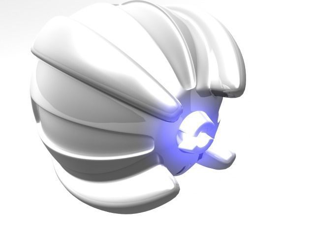 Sci fi Spy Drone 3D model_1