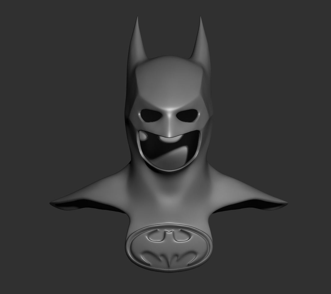 Batman cowl 3D print model_1