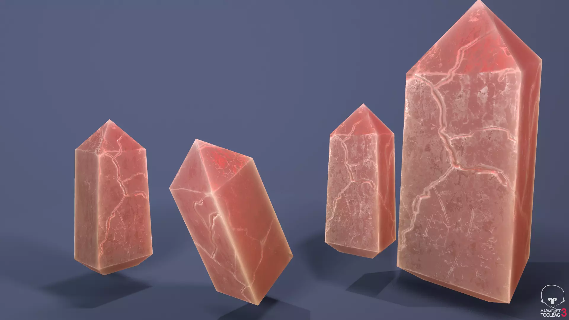 1Salt Crystal 22 tris Low-poly 3D model