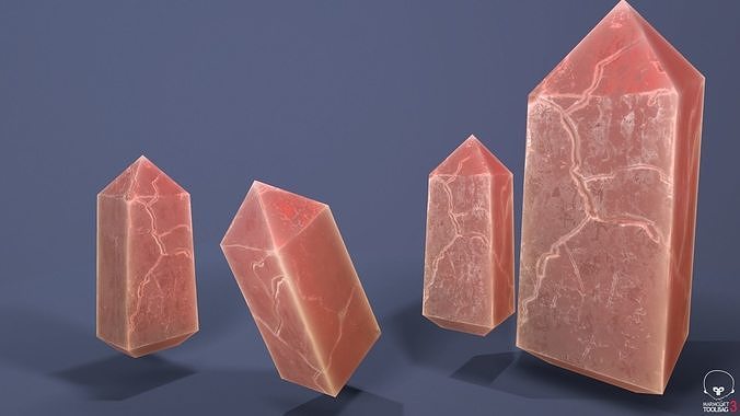  1Salt Crystal 22  tris Low-poly 3D model