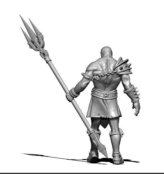 Gladiator bundle - 4 miniatures 35 mm scale  3D print model_16