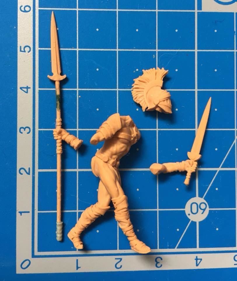 Gladiator bundle - 4 miniatures 35 mm scale  3D print model_24