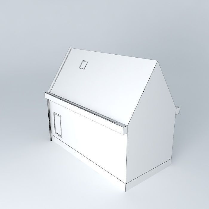 the old house of Ms. Douma, here spent many hours Free 3D model_4