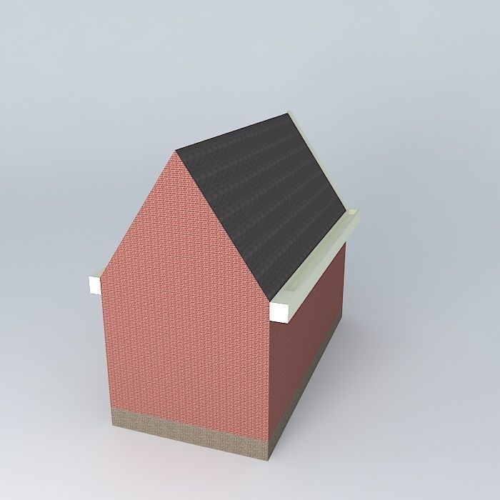 the old house of Ms. Douma, here spent many hours Free 3D model_1