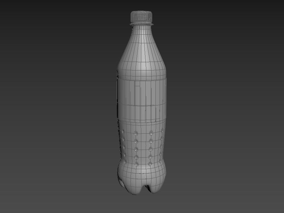 Sprite bottle 3D model_3