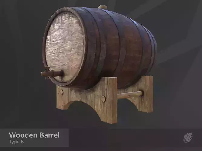 Wooden Barrel - Type B