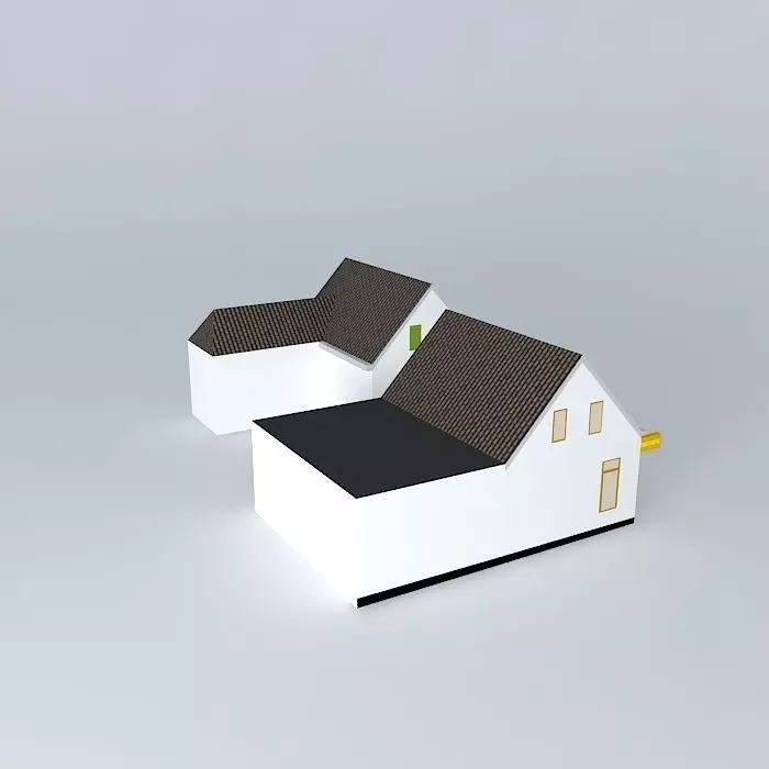 Verbree old house and the old neighborhood grocery / liquor s... Free 3D model