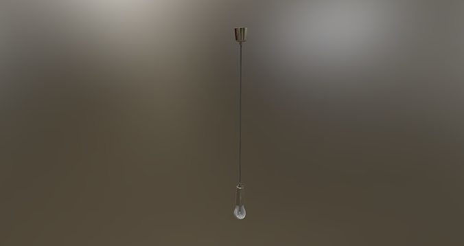 Plumen Light Fixture Drop Cap Plumen 002 Free 3D model