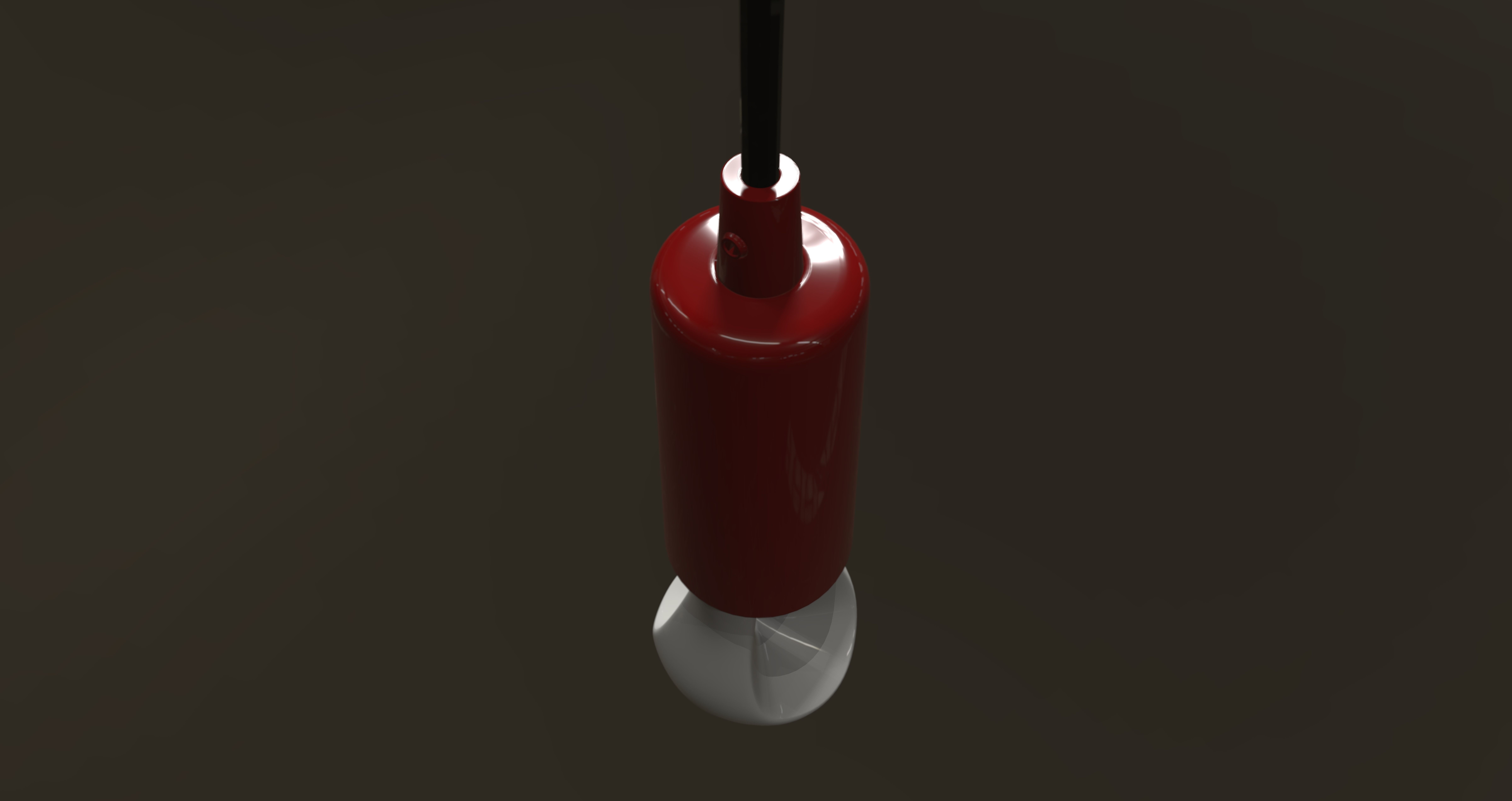 Plumen Light Fixture Drop Cap Plumen 002 Free 3D model_6