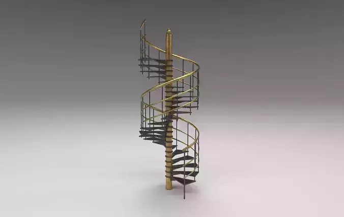 Metal Spiral Stairs