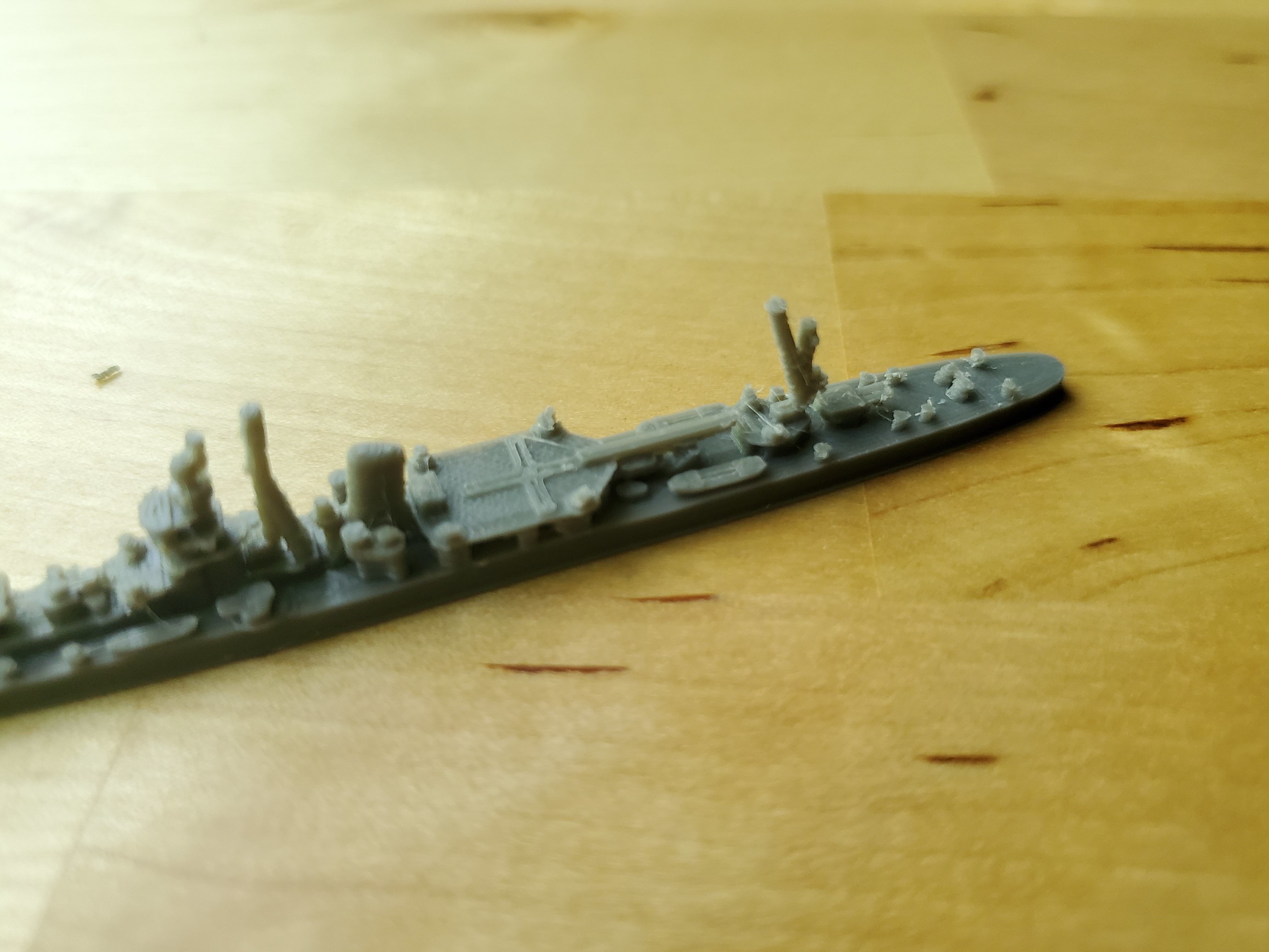 Japanese Agano Class Cruiser Warship 3D print model_5